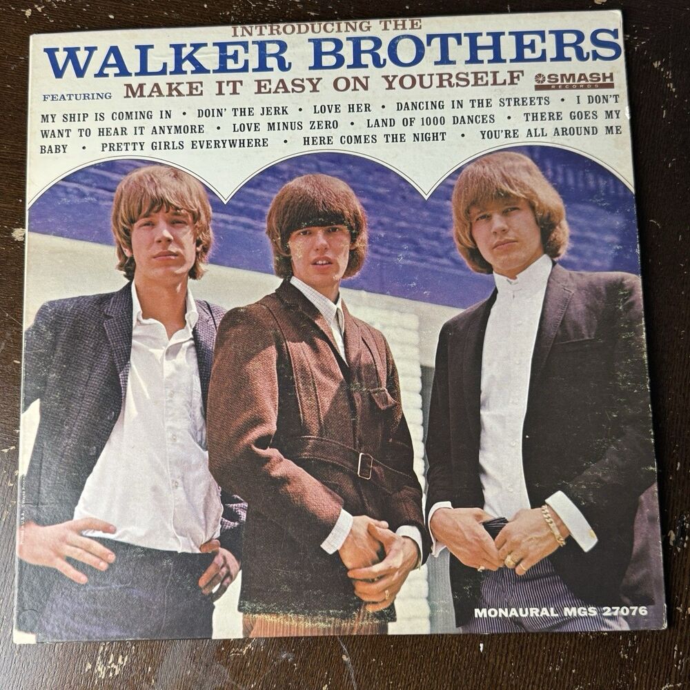 Introducing The Walker Brothers Smash Records Monaural MGS 27076 1965 Pop Rock